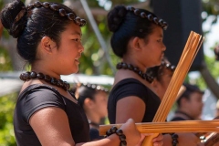 Lā ‘Ulu - Hālau Kauluokalā with pūʻili