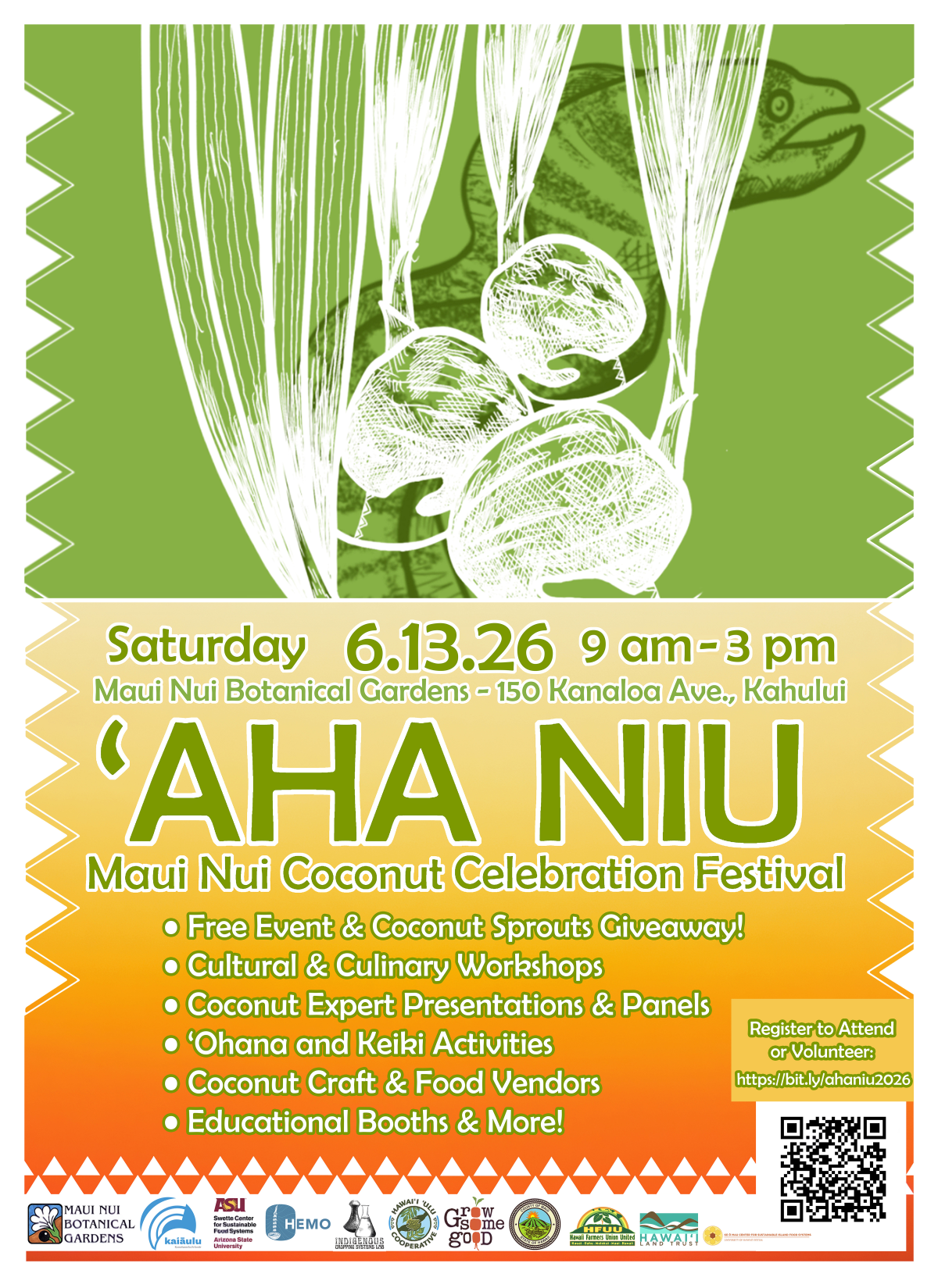 flyer for aha nui